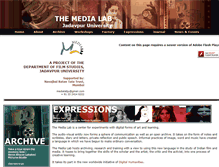 Tablet Screenshot of medialabju.org